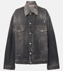 Printed denim jacket
