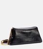 1945 PB embossed leather clutch
