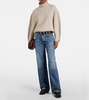 Harper mid-rise wide-leg jeans 
