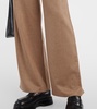 Wool and cashmere wide-leg pants