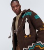 The Nautical jacquard virgin wool hoodie