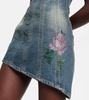 Crystal-embellished minidress