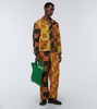 Patchwork corduroy pants