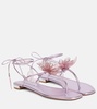 Zsa Zsa metallic leather sandals