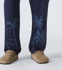 Jungle printed straight jeans