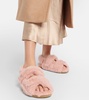 Sandya shearling sandals