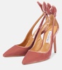 Bow Tie 105 velvet pumps
