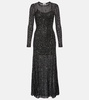 Sequined midi dress