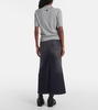 Silk polo shirt