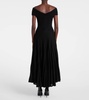 Wool midi dress