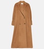 Caronte oversized camel wool coat 
