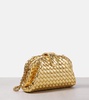 Lauren 1980 Small mirrored leather clutch