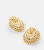 Shell embellished earrings