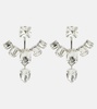 Crystal pendant earrings