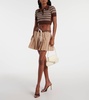 Gemini Flat leather shoulder bag