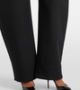 Wool wide-leg pants