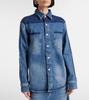 Monaco patchwork denim shirt