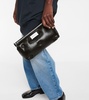 Red Carpet Glam Slam leather clutch