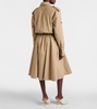 Cotton twill shirt dress