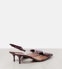 Le Cœur leather slingback pumps