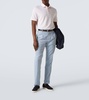 Cotton straight pants