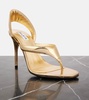 Infradito 90 mirrored leather sandals