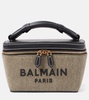 B-Army leather-trimmed canvas shoulder bag