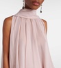 Asymmetric georgette blouse