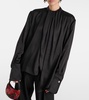Silk satin blouse