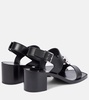 Le Cœur leather sandals