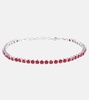 Embellished tennis anklet