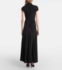 Gathered maxi dress