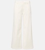 Caden cotton-blend twill wide-leg pants