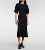 Ruffled midi dress