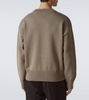 Cotton and wool sweater