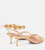 Lori 60 metallic leather sandals