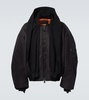 Incognito hooded bomber jacket