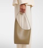 Demi Lune Small leather tote bag