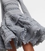 Crinoline virgin wool minidress