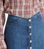 Malaga denim maxi skirt