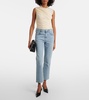 Valen mid-rise straight jeans