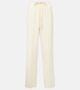 Aurelia crêpe straight pants