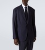 Wool, silk, and cashmere suit jacket