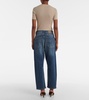 Amsterdam mid-rise barrel-leg jeans