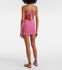 Camellia crochet cotton minidress