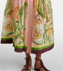 Papaya printed shirt dress