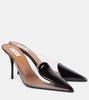 Le Cœur Abstrait 90 patent leather mules