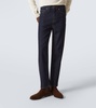 Mid-rise straight jeans