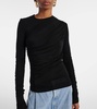 Tania ruched jersey top