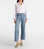 Ren high-rise wide-leg jeans